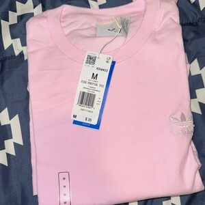 Adidas Light Pink Trefoil Logo T-Shirt